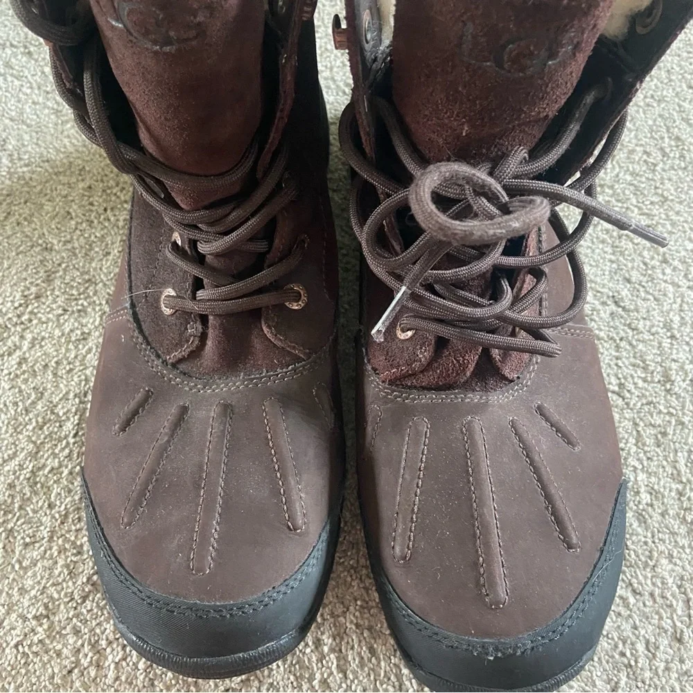 Ugg Men’s Metcalf Cold Weather Boot Sz 12 Brown - Picture 7 of 7